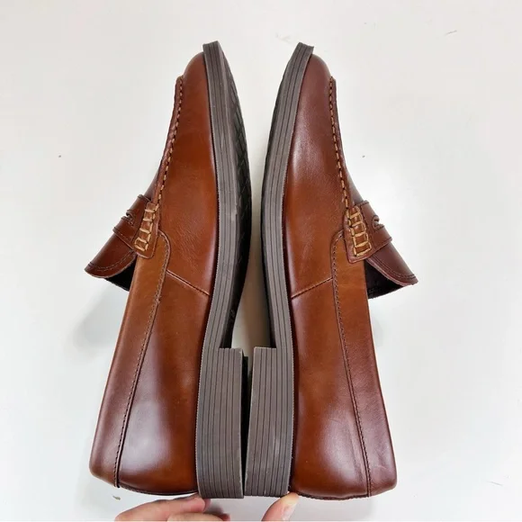 Sperry Men's Manchester Top-Sider Sperry Size 10M Cognac Penny Loafer Academia - Picture 8 of 9